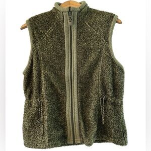 Woolrich Olive Green Vest Boucle sports outdoor